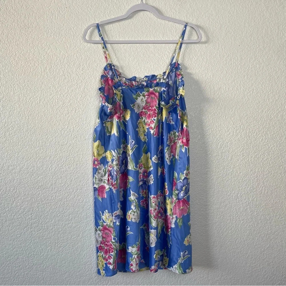 Lauren Ralph Lauren Floral Ruffle Night Gown Size Medium - Picture 2 of 10